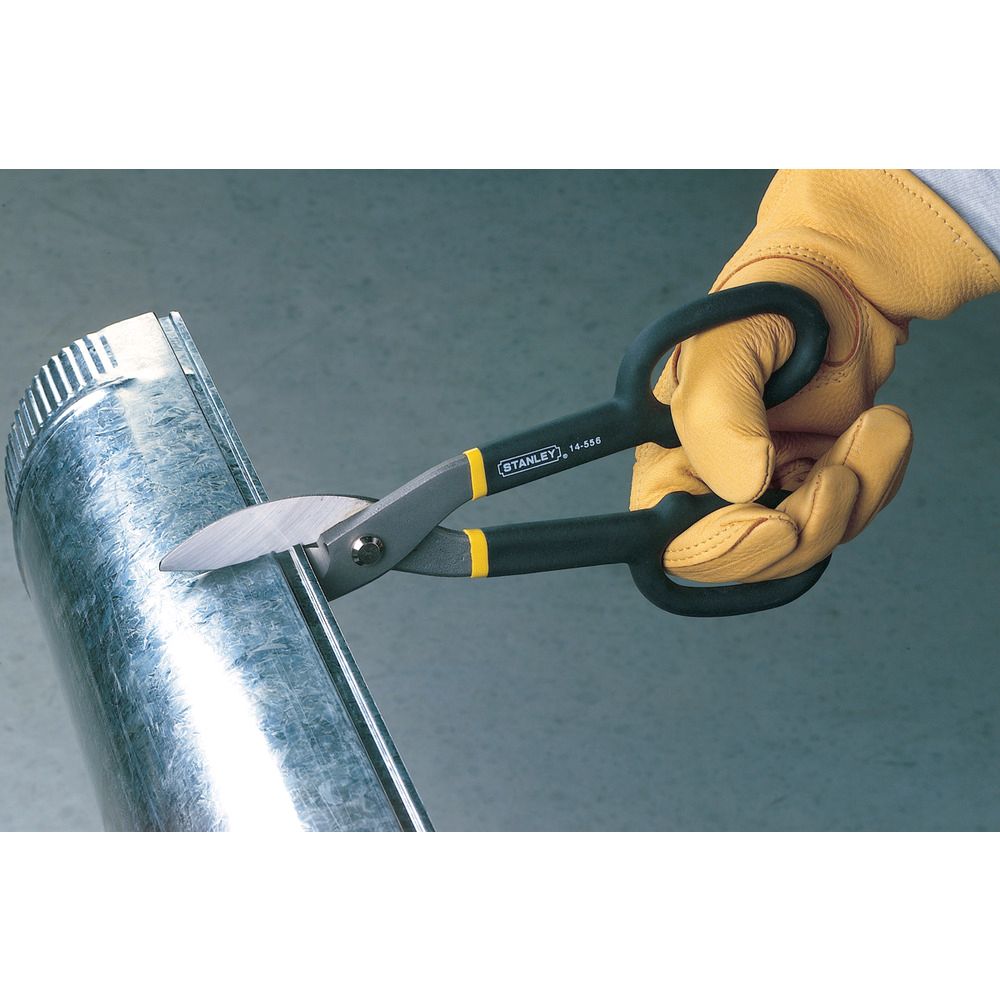 TIJERA HOJALATERO MANGO FORRADO 10"