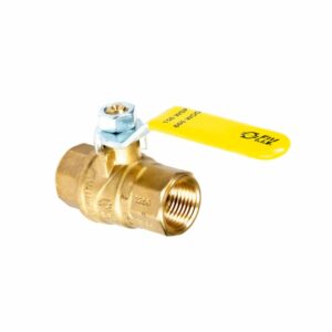 VÁLVULA ESFÉRICA EXTRA PESADA PASO TOTAL 1" 600 WOG PAL. ACERO POLOMERO AMARILLO