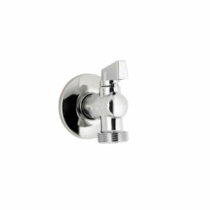CAÑO PARA LAVADORA 1/2" CROMADO CON ROSETÓN.