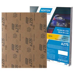 LIJA AL AGUA Y AL SECO 9'' X 11'' A275 G100 NORTON (CAJA X 50 UNID.)