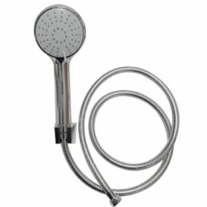 JUEGO DE DUCHA TELÉFONO 3" CON 3 FUNCIONES FLEXIBLE 1.50 METROS