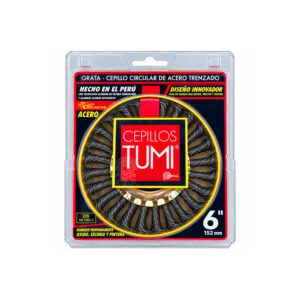 CEPILLO CIRCULAR 6" ACERO TRENZADO TUMI
