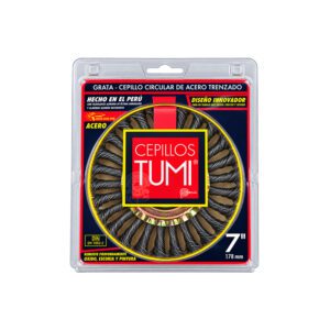 CEPILLO CIRCULAR 7" ACERO TRENZADO TUMI