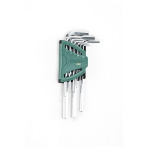 JUEGO LLAVE HEXAGONAL  LARGA 9PIEZAS  1.5-10 MILIMETRICOS ST09107ASJX