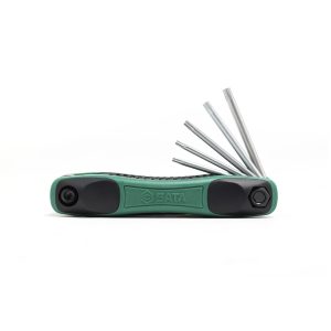 JUEGO LLAVE TORX PLEGABLE SATA 8 PIEZAS ST09123SJ