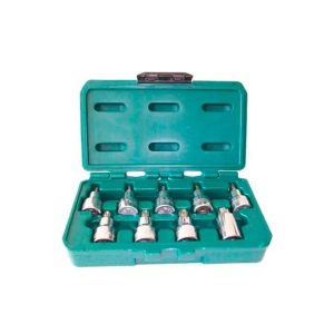 JUEGO DADOS PUNTA TORX ENCASTRE 1/2" 9PIEZAS ST24100-09SJX