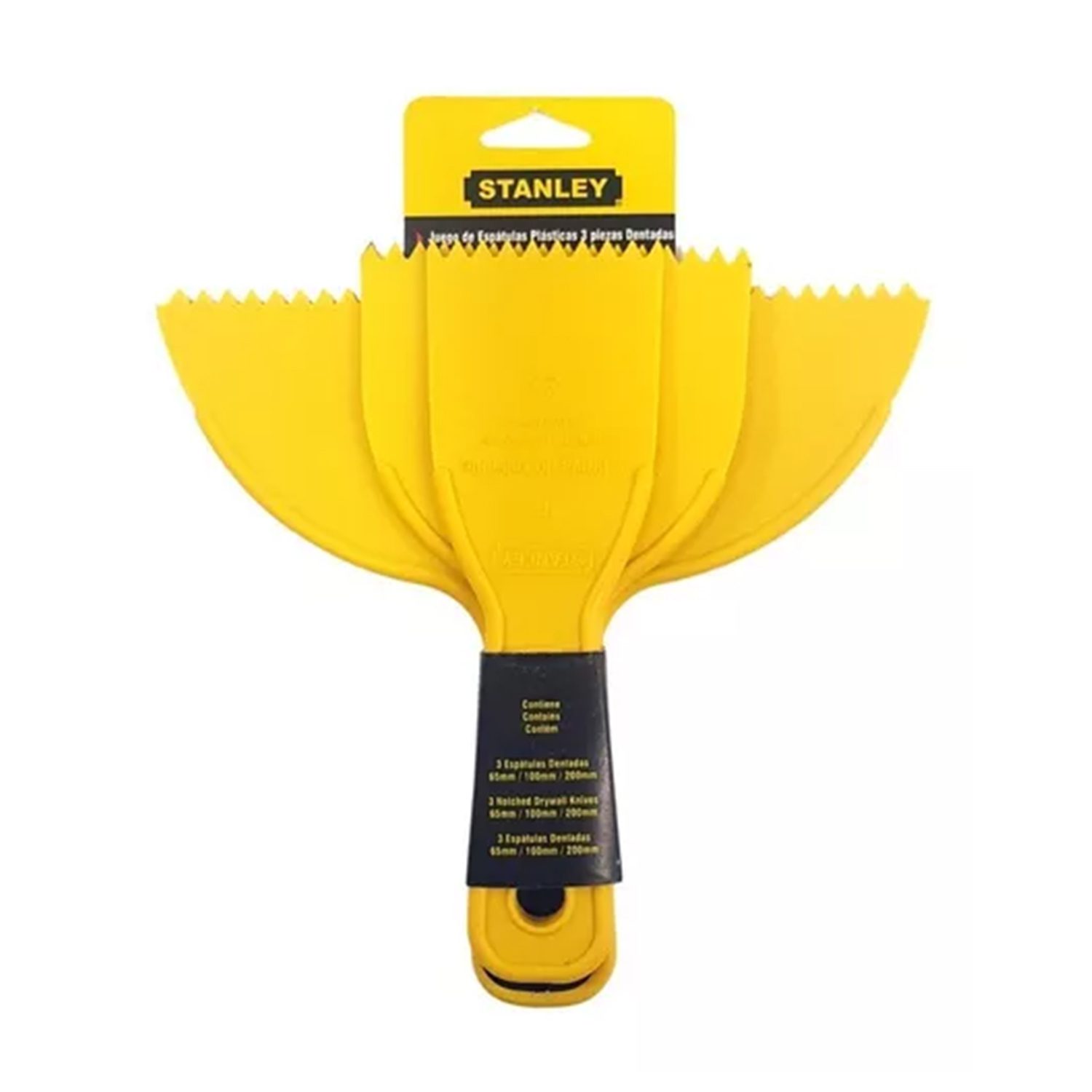 JUEGO DE ESPATULAS DENTADA 3 PIEZAS