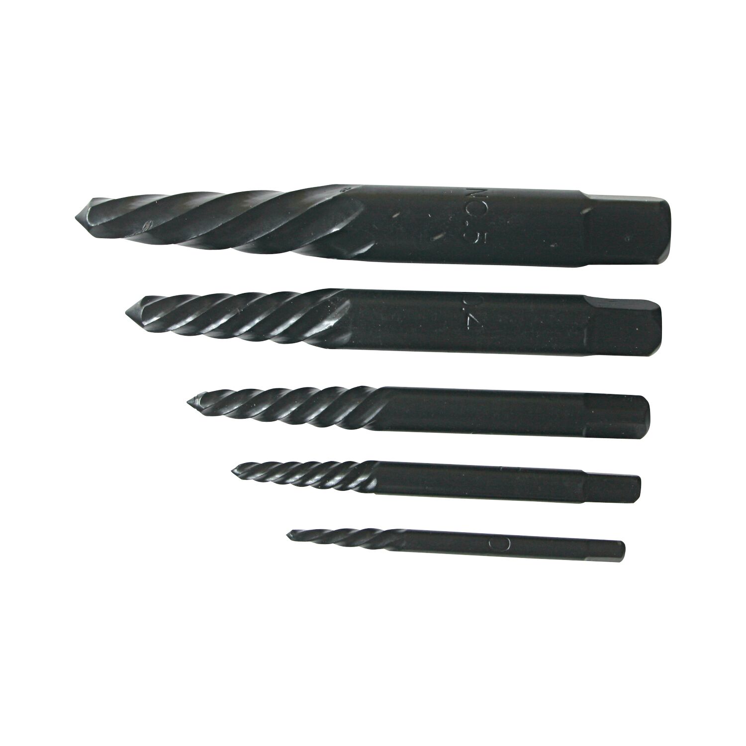 JUEGO EXTRACTOR PARA TORNILLO 5 PIEZAS 5/64"-19/64"
