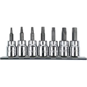 JUEGO DADO TORX 3/8 7 PIEZAS T15-T50