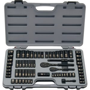 JUEGO DADO 3/8"-1/4" 69 PIEZAS NEGRO