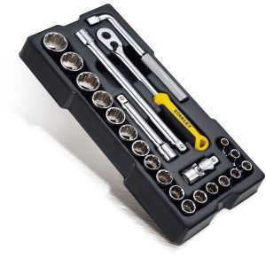 DADO POLIGONAL 1/2" JUEGO 23 PIEZAS MM